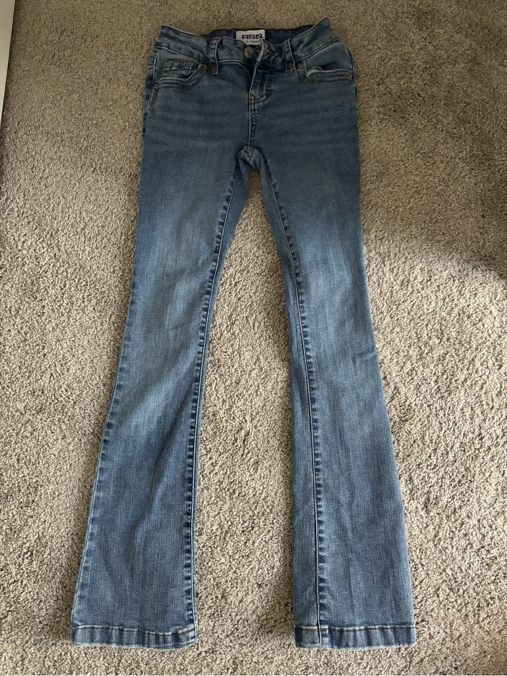 RSQ Women's Light Blue Flared Jeans